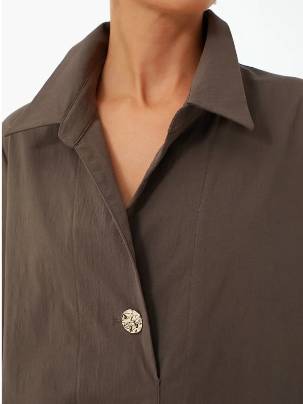 POMANDER PLACE Cocoa Brown Cleia Dress - Picture 4 of 7